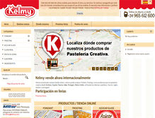 Tablet Screenshot of kelmyshop.com